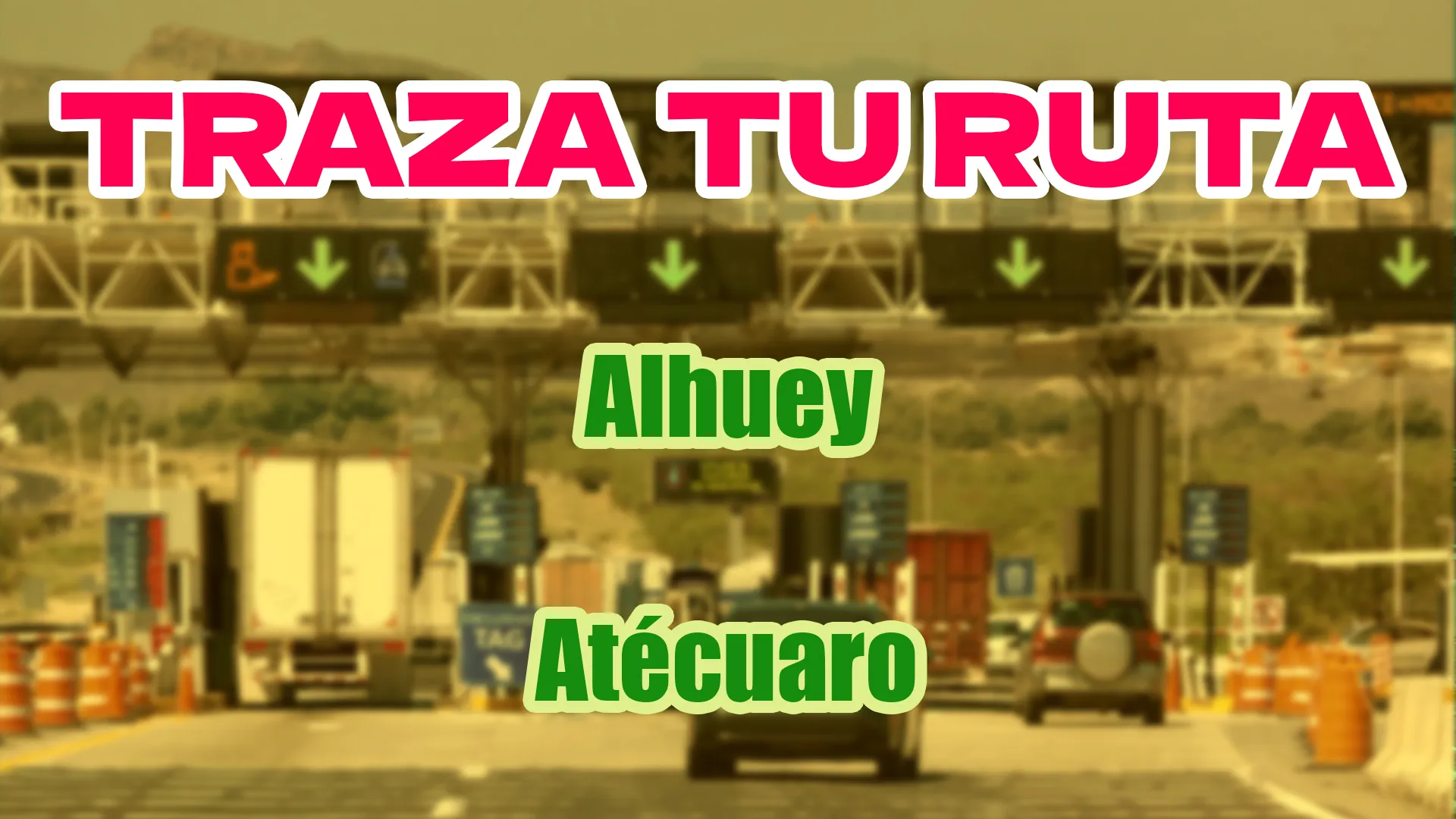 ️ Traza tu ruta de Alhuey a Atécuaro [Actualizado 2026]